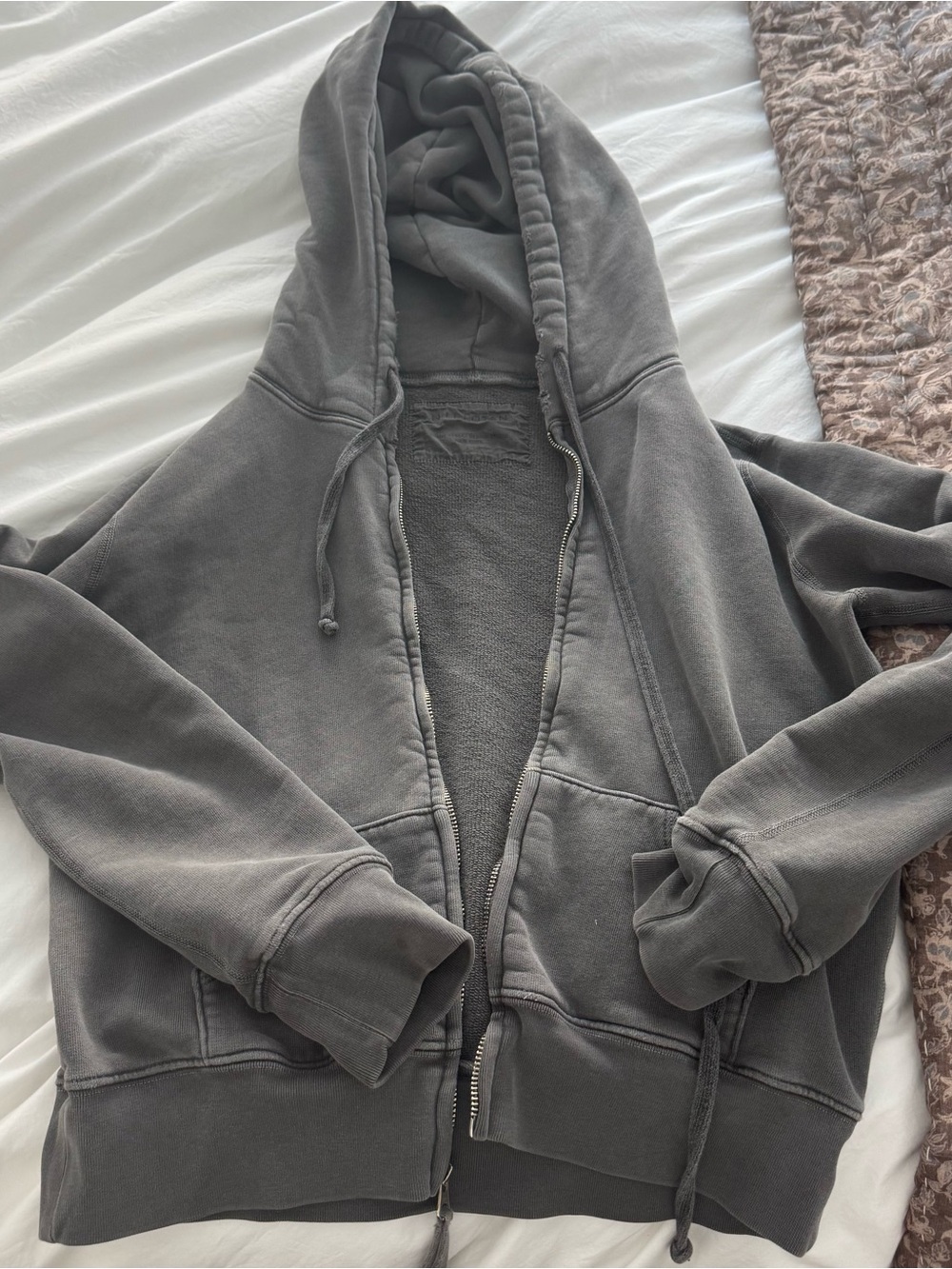 Nili Lotan Callie Zip Up Hoodie Size Small